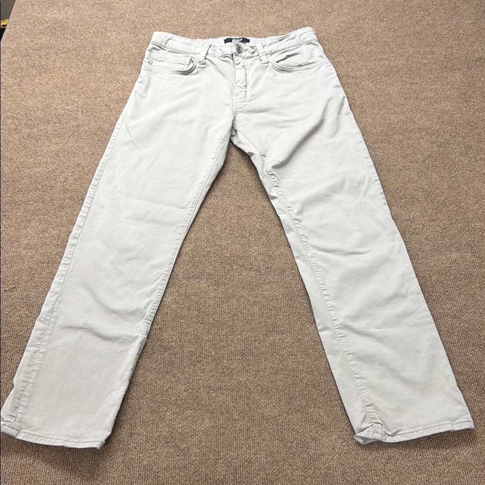 Mavi Jeans Mens Jeans 32x32 Light Green Zach Straight Leg Stretch Denim Pants